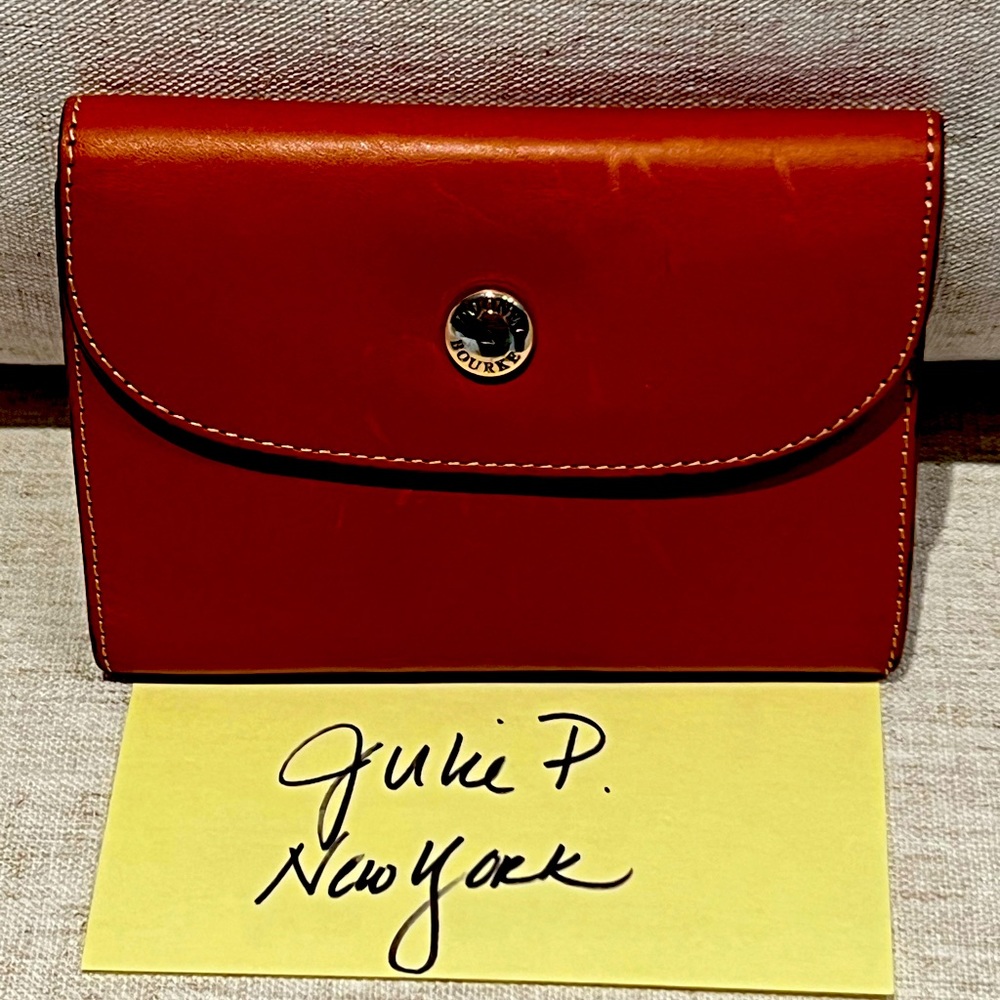 Dooney & Bourke Alto Wallet with Removable ID/Card Holder in Saddle